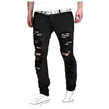 Fermeture par bouton et zip.passants de ceinture. Somesun Noir Blanc Jeans Skinny Dechires Extensible Pour Hommes Dechire Slim Fit Denim Trou La Perso Jean Dechire Homme Jean Dechire Noir Jeans Skinny Dechires