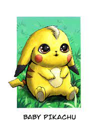 Artstation Baby Pikachu Vadim Lombard
