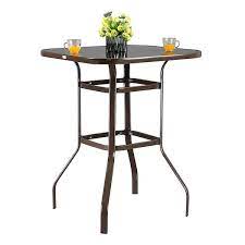 Metal Outdoor Bar Table Patio