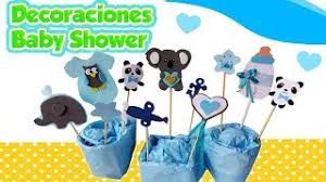 Centros De Mesa Baby Shower Decoraciones Craft Youtube