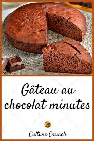Gateau Au Chocolat Minutes La Recette Facile Gateau Chocolat Recette Gateau Moelleux Gateau Chocolat Leger