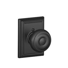 Schlage f40acc622add addison collection accent privacy lever, matte black mx$1,128.25. Schlage F58 Add 622 Addison Exterior Handleset With Deadbolt Matte Black Exterior Half Only Buy Online In Cayman Islands At Cayman Desertcart Com Productid 3585042