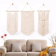 Neutrals, lights and letter art works will work great together. Spring Park Wall Hanging Chic Woven Wall Art Tapestry Boho Home Decor Dorm Room Walmart Com Walmart Com