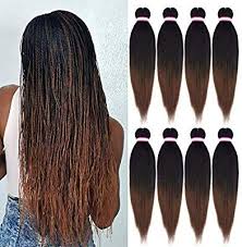 Find great deals on ebay for micro braid hair extensions. Amazon Com Pre Stretched Braiding Hair Extension Ombre Natural Black Brown Professiona Braid In Hair Extensions Ombre Hair Extensions Micro Braids Hairstyles