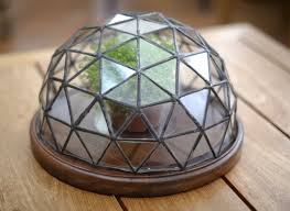 This Is A Geodesic Dome As Invented By Richard Buckminster Fuller It Is A Recent Commission In Which There Ar Wardian Case Isosceles Triangle Geodesic Dome