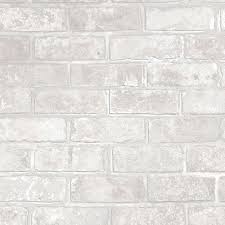 I Love Wallpaper Metallic Brick Wallpaper White Ilw980075 Brick Wall Wallpaper Brick Wallpaper Metallic Wallpaper