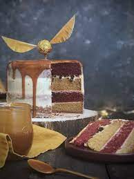 harry potter layer cake vanillekuchen mit karamell und frischkasecreme check more at http feieridee com 201 vanillekuchen harry potter kuchen rezept kuchen