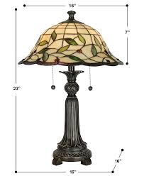 Vintage signed dale tiffany stained glass table lamp accent. Dale Tiffany Donavan Table Lamp Reviews All Lighting Home Decor Macy S