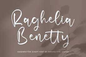 Raghelia Benetty Font by Perspectype · Creative Fabrica