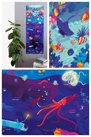 Deep Sea Poster From Kurzgesagt Framed Art Prints Deep Sea Poster