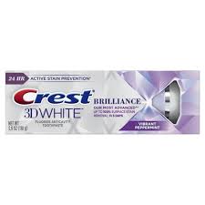 Crest 3d White Brilliance Teeth Whitening Toothpaste Vibrant Peppermint Toothpaste 3 9oz Target