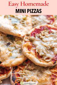 Super Easy Mini Pizzas Recipe Interesting Food Recipes Recipes Vegan Dishes