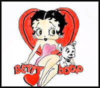 How To Draw Betty Boop Cartoon Characters Drawing Tutorials Drawing How To Draw Betty Boop Comics Illustrations Drawing Lessons Step By Step Techniques For Cartoons Illustrations How to draw betty boop.