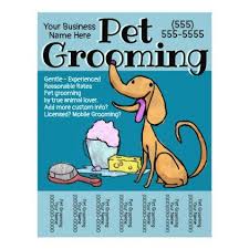 Pet Grooming Business Dog Groomer Customizable Flyer Zazzle Com Pet Grooming Business Pet Grooming Dog Grooming Business