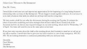 At my previous role at tradelot, i provided secretarial and administrative services for an equipment rental company. Business Collaboration Letter Sample Inspirational Sample Business Email Slim Image Welcome Letters Business Proposal Letter Lettering