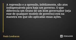 A Repressao E A Opressao Paulo Leodracon