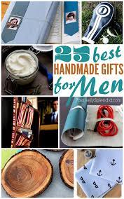 Getting gifts for the men in your life can be tricky. 25 Handmade Gifts For Men