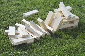 Maybe you would like to learn more about one of these? Giant Jenga Game Giant Jenga Diy Project My Crazy Good Life