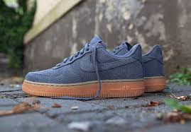 Black Suede Air Force 1 Gum Sole Mens La Nike Air Force 1 Low Suede Dark Grey Gum Est En Vente 105 Euros Nike Air Nike Nike Air Force