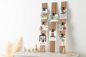 2 different christmas card holder designs with templates to download and print. Diy Festive Christmas Card Holder Zazzle Ideas