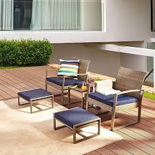 We did not find results for: Lokatse Home 5 Piece Wicker Outdoor Conversation Set Patio Furniture Pe Rattan All Weather Cushioned Chairs Balcony Porch With Ottoman And Glass Coffee Side Table Blue Walmart Canada