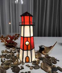 3d Lighthouse Stained Glass Suncatcher