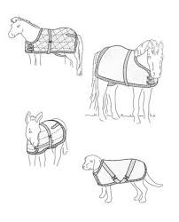 Su7606 Blanket Or Sheet Pattern For Miniature Horses Foals