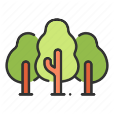 Forest Natural Nature Park Tree Wood Icon Download On Iconfinder