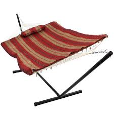 Score a vacation in your own backyard with the leisure season hammock with stand and canopy. Hammocks With Stands Target