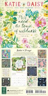 Katie Daisy 2021 Mini Wall Calendar In 2020 Wall Calendar Bee Images Mini Calendars