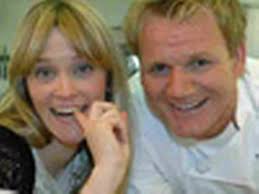 Edith Bowman faces off with Gordon Ramsay over haggis challenge