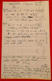Pin On Beatles Handwritten Lyrics