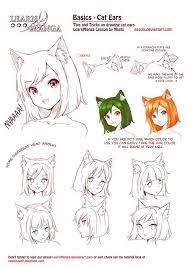 Pin by Destiny H on Drawing references | Anime cat ears, Anime drawings  tutorials, Manga tutorial