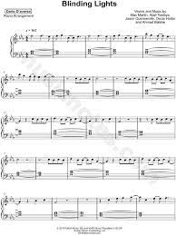 Blinding Lights By Dario D Aversa Digital Sheet Music Sheet Music Printable Sheet Music Digital Sheet Music