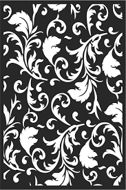 Black and white floral pattern stencil art. Decorative Vintage Floral Pattern Free Vector Cdr Download 3axis Co