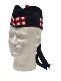 Felted Wool Glengarry Hat For Scottish Uniform Wool Felt Scottish Hat Hats