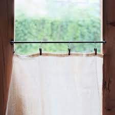 kaku カク カフェカーテンパイプとブラケット カーテンレール 吊金物 オリジナル家具 金物の上手工作所オンラインショップ カーテンレール おしゃれ カーテンレール カフェカーテン