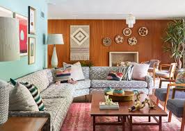 Home Tour Wood Walls Patterned Decor Pictures Living Room Turquoise Turquoise Living Room Decor Mid Century Living Room