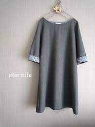 ウールのワンピース eternite ワンピース 服作り方 ウール