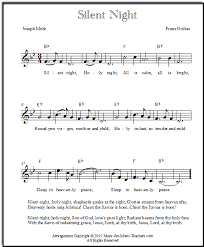 Silent night is a difficult melody with a range greater than the ten fingers, and piano books tend to have younger students cross the left hand over the right hand in. Silent Night Sheet Music Piano Arrangements For Elementary Students