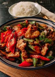 Chicken With Black Bean Sauce Authentic Recipe The Woks Of Life Recipe Black Bean Sauce Recipe Authentic Recipes Asian Recipes
