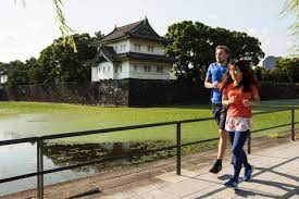 The imperial palace, located in the district of tokyo station, was formerly the residence of the shogun and became the residence of the emperor and his family. The Imperial Palace Running Route Tokyo Japan Travel