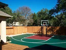 30 X 30 Basketball Court Dunkstar Diy Basketball Courts Basketball Court Backyard Backyard Basketball Diy Backyard