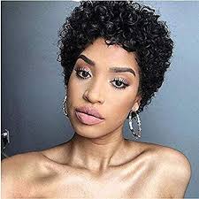For a proper care routine short haircuts for curly hair are great for women that want a fun, low maintenance and. Buy Short Afro Curl Wig Hotkis Short Curly Wigs Black Curly Hair Wigs 100 Human Hair Afro Kinky Curly Short Bob Wigs For Women Short Afro Curly 1b Online At Low Prices In India