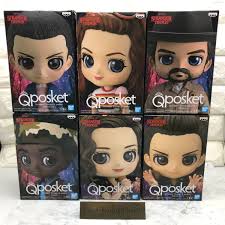 Q Posket Stranger Things Eleven vol.1 2 3 Hopper Lucas Max Qposket Set  Figure