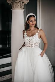 This viral tiktok challenge has women wearing their old wedding dresses to surprise their spouses, and it's very wholesome. Wedding Dresses Emmy Mae Bridal Bridal Dresses