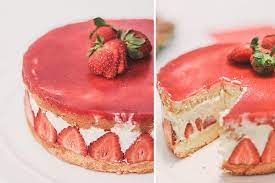 Fraisier Bolo Frances De Morango Pam B