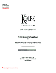 We did not find results for: Fillable Online Air Water Structural Test Reports For Kolbe Upvc Windows And Doors Aws Reports For Latitude And Windquest Series Products Fax Email Print Pdffiller