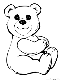 Whether you want to make a big brown grizzly or a white polar bear, or even a purple one, our bear craft is perfect for kids! Build A Bear Cute Coloring Pages Printable