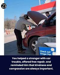 Good Samaritan Helps Stranger with Car Trouble at Local Kroger